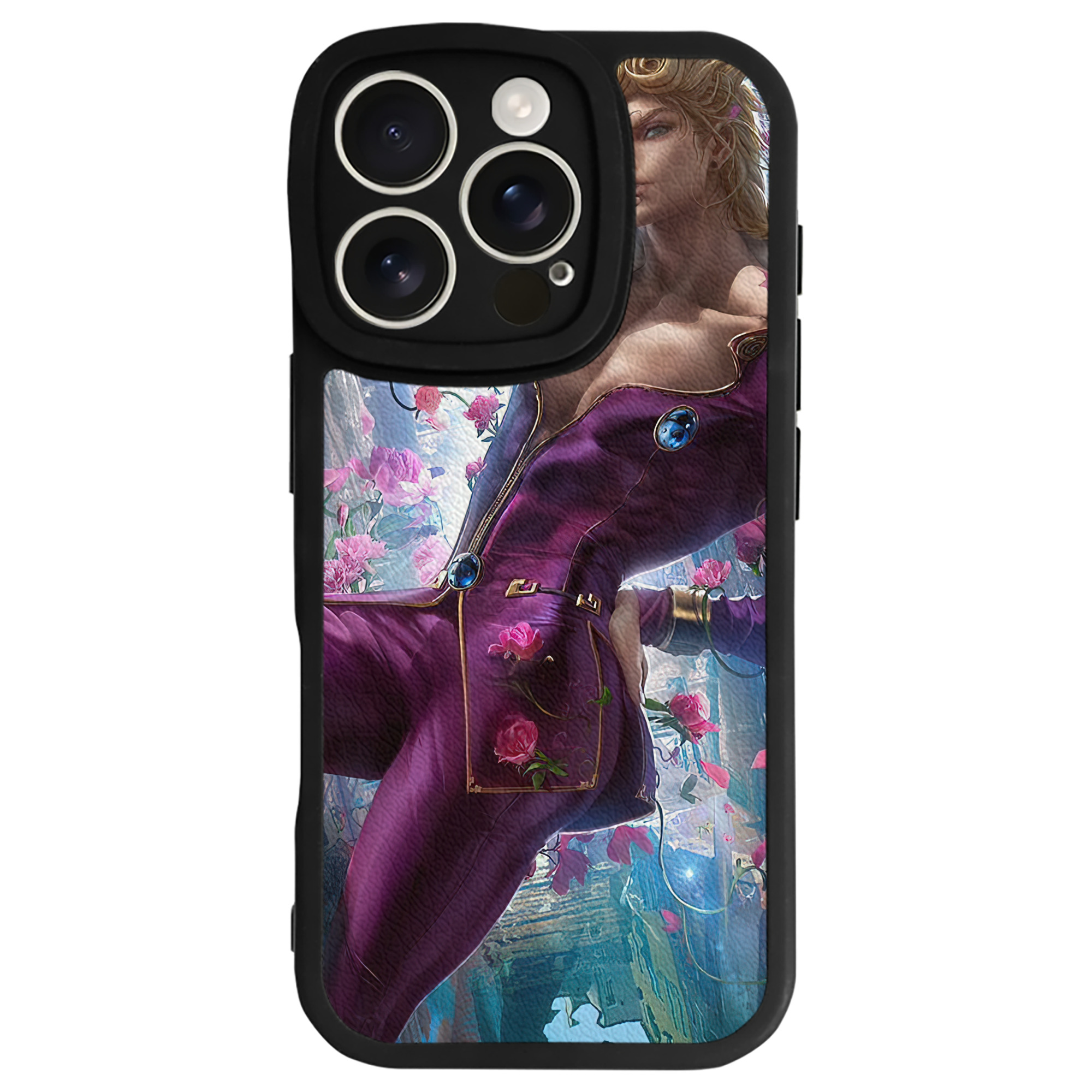（画像用） ジョジョの奇妙な冒険 JoJo's Bizarre Adventure 【iPhone 16シリーズ対応】シリコンスマホケース（レザー調） 材質：シリコン